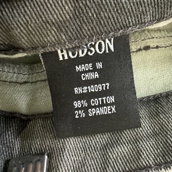 NWT Hudson Mid Rise Straight Camo Denim Jeans Size 29 - Picture 4 of 6